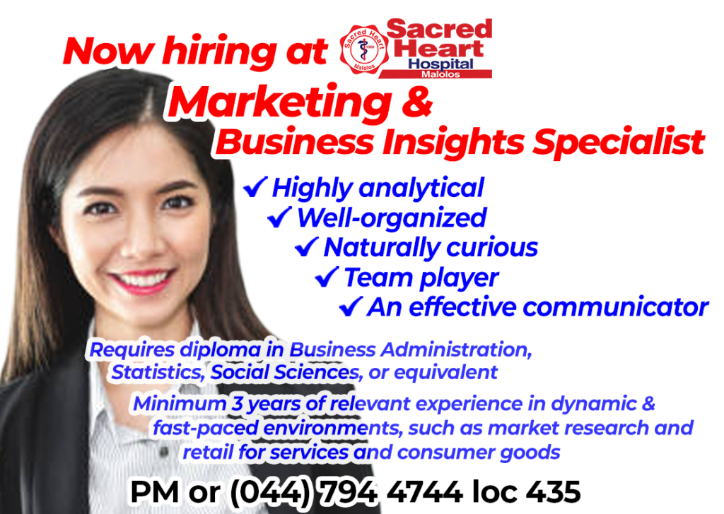 2021 0723 Hiring Marketing and Business Insights Specialist D